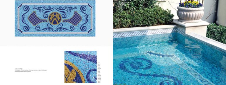 arvex mosaico linea piscine andalusian night
