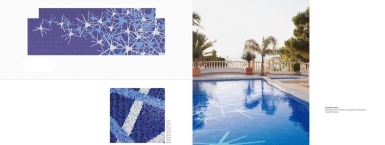 arvex mosaico linea piscine dandelion fleece