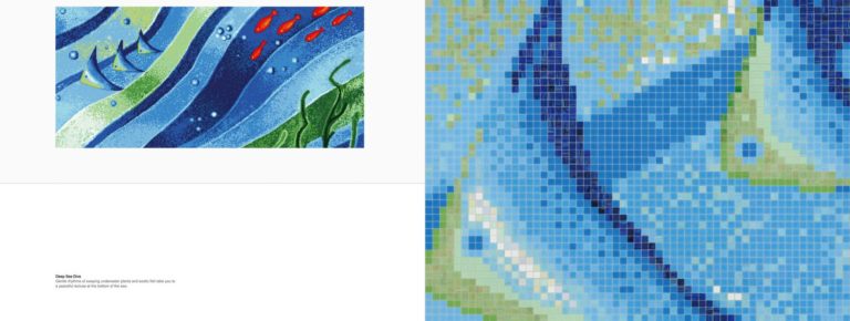 arvex mosaico linea piscine deep sea dive