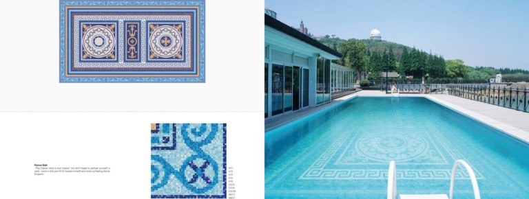 arvex mosaico linea piscine roman bath