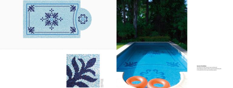 arvex mosaico linea piscine summer snowflakes