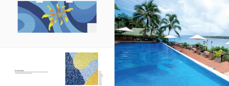 arvex mosaico linea piscine sun surf sand